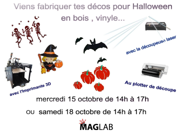Atelier Halloween 2025 du Maglab