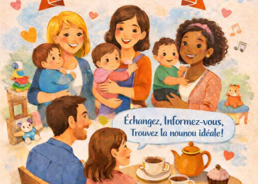 flyer pour inviter au café - rencontre