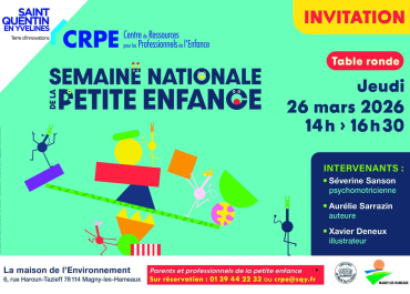 Table ronde semaine de la petite enfance - 26 mars 2026